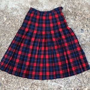 Authentic Pendleton Manson Tartan Wool Plaid Skirt